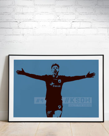 Ksdh Agf-plakat Nr    Vandret Blå 29     21 Cm  A4  Kr  199 -