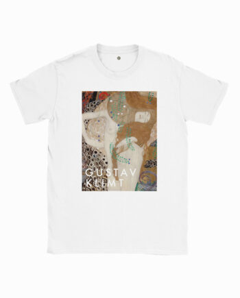 Unisex Kunst  -shirt   Gustav Klimt  Water Serpents 01