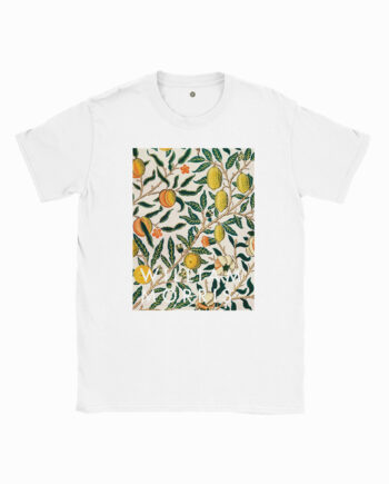 Unisex Kunst  -shirt   William Morris  Four Fruits  Yellow
