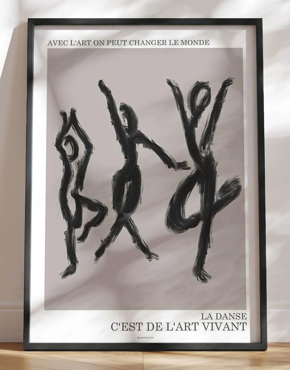 Kunstplakat Dansekunsten