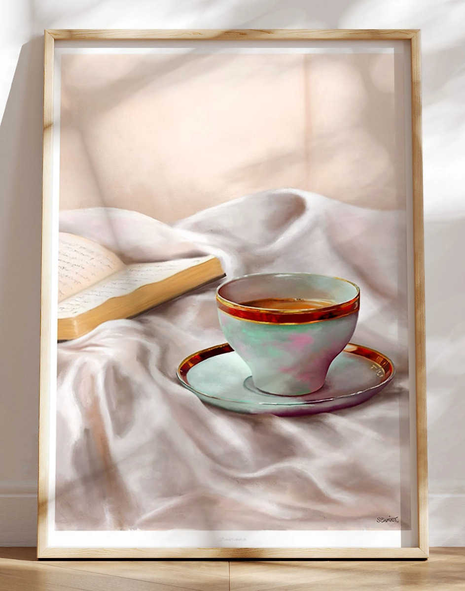 Kunstplakat Kaffe   Sengen