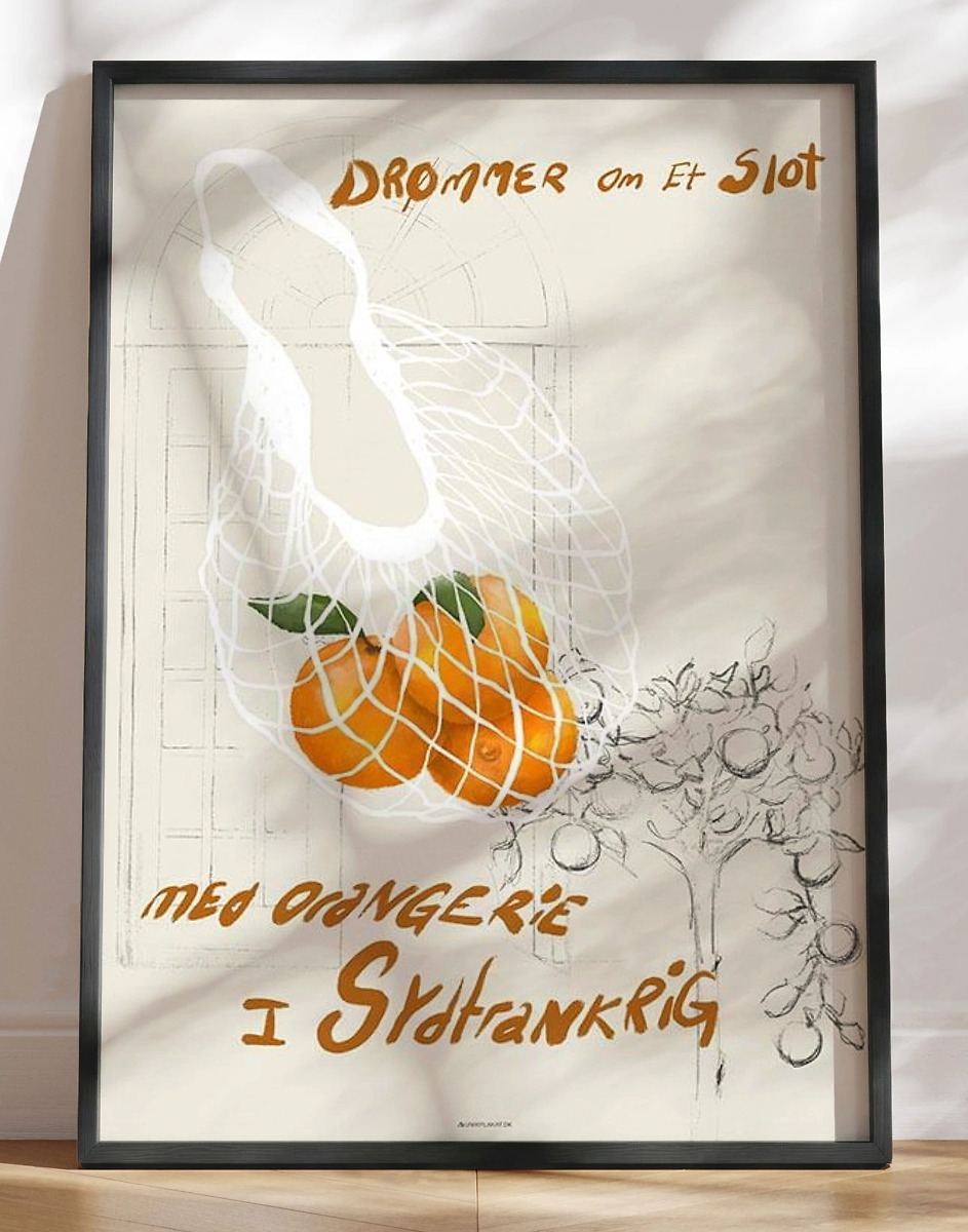 Kunstplakat Orangerie   Sydfrankrig