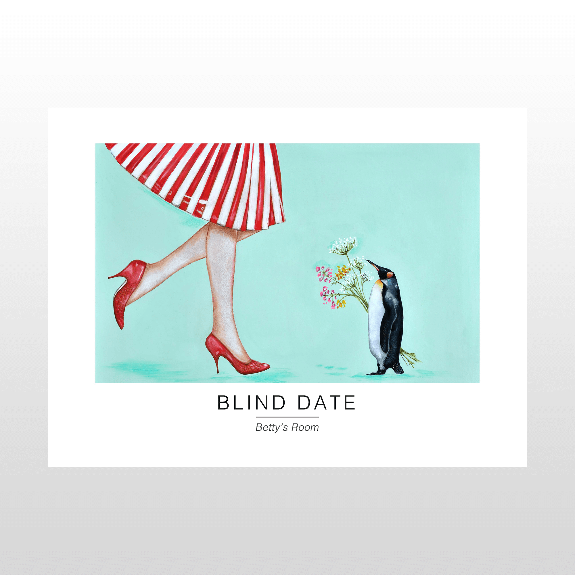 Kunstplakat   Quot Blind Date Quot  40   30 Cm