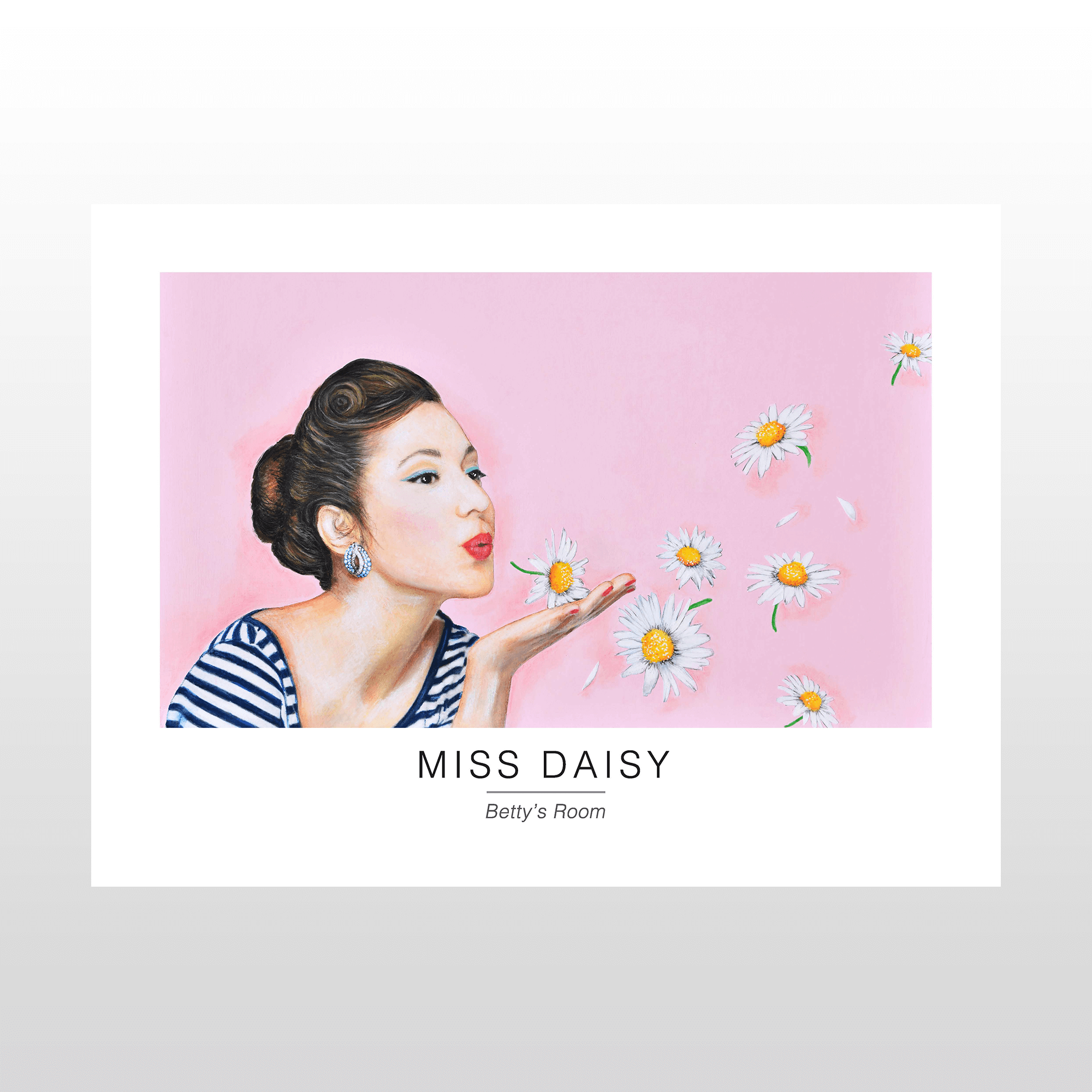 Kunstplakat   Quot Miss Daisy Quot  40   30 Cm