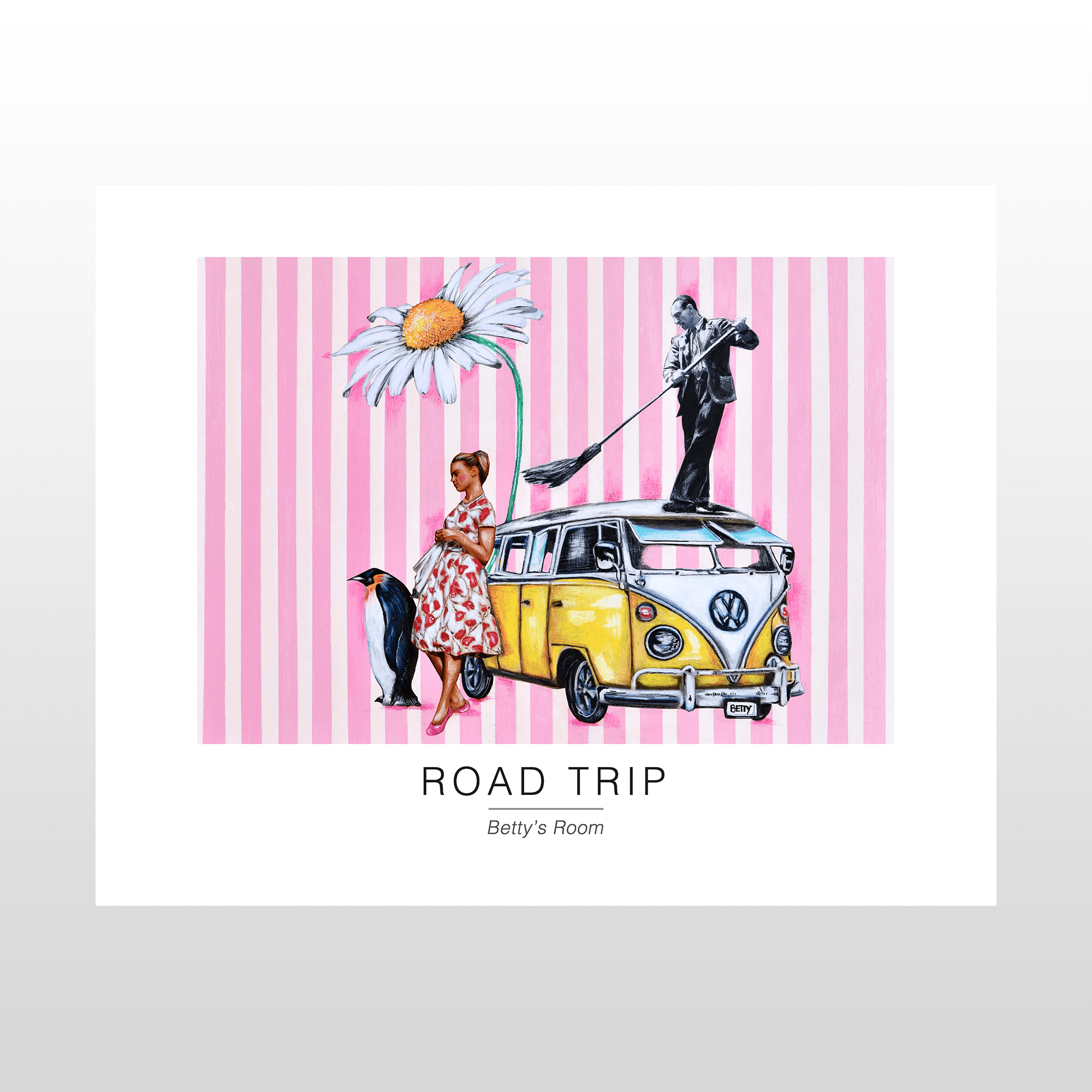 Kunstplakat   Quot Road Trip Quot  40   50 Cm