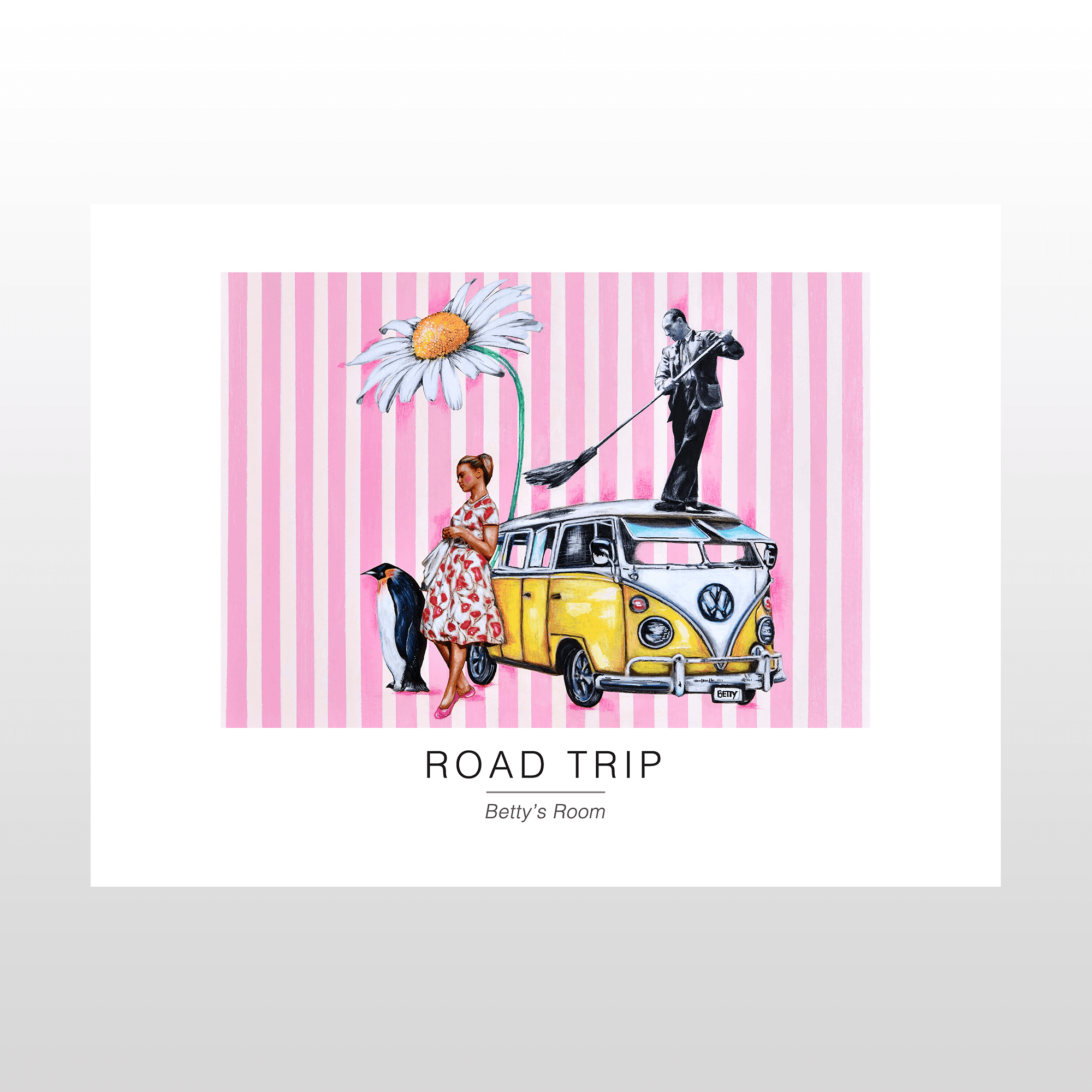 Kunstplakat   Quot Road Trip Quot  40   30 Cm