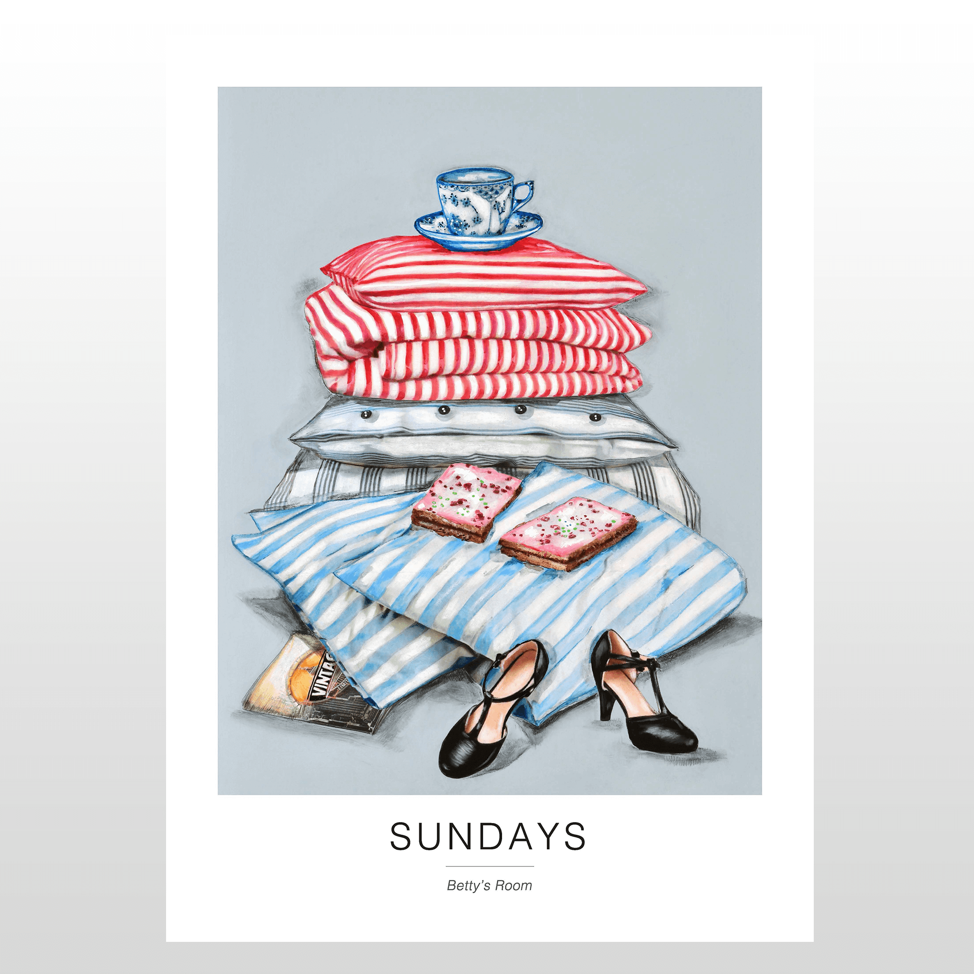 Kunstplakat   Quot Sundays Quot  50   70 Cm