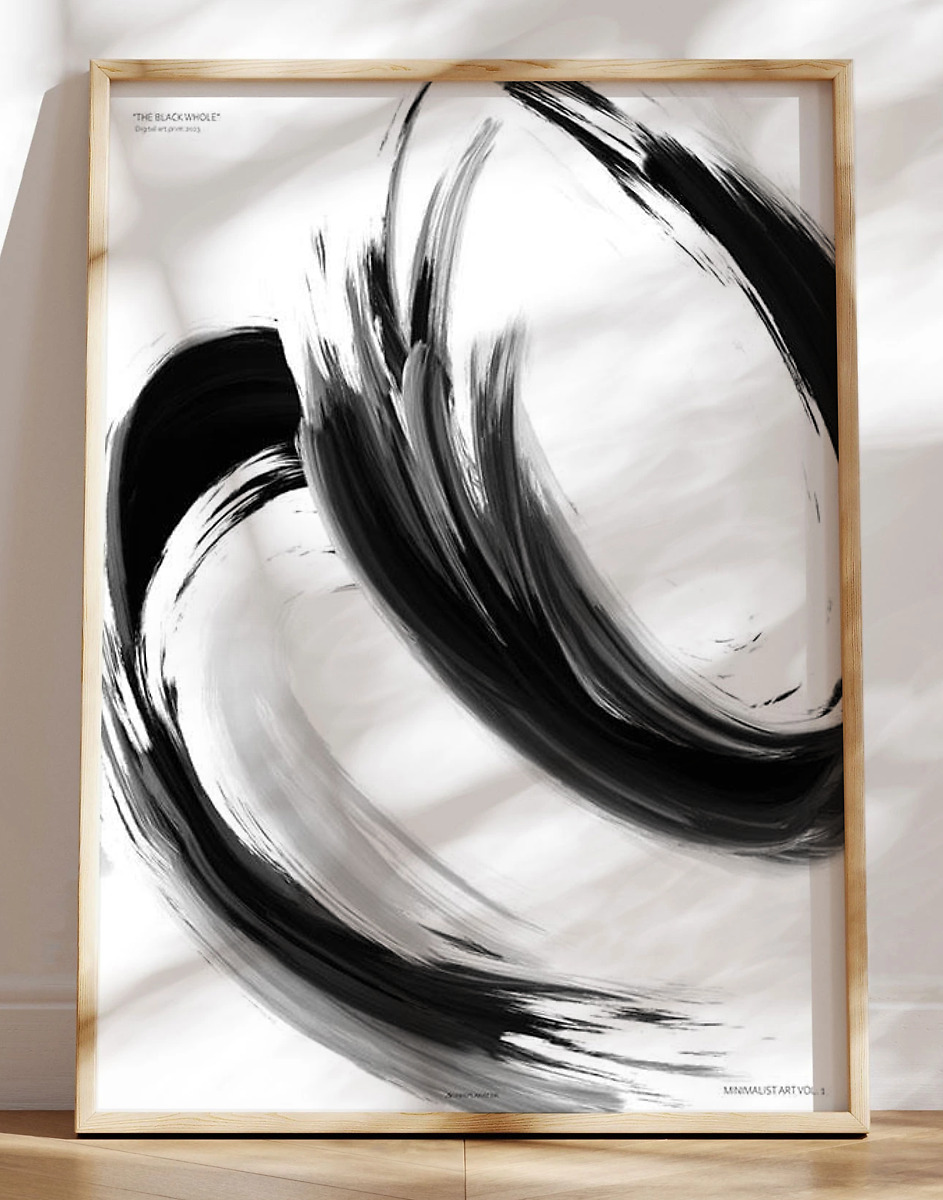 Kunstplakat The Black Whole