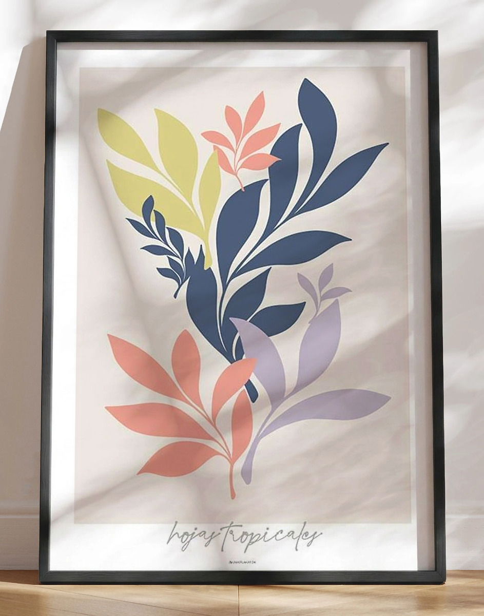 Kunstplakat Tropiske Blade