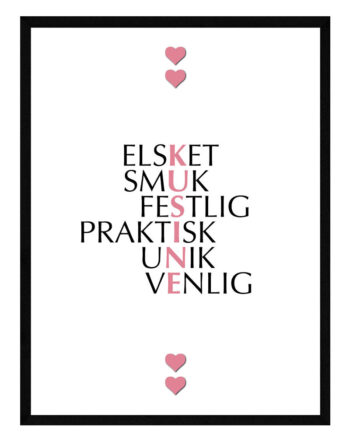 Kusine Citat Plakat