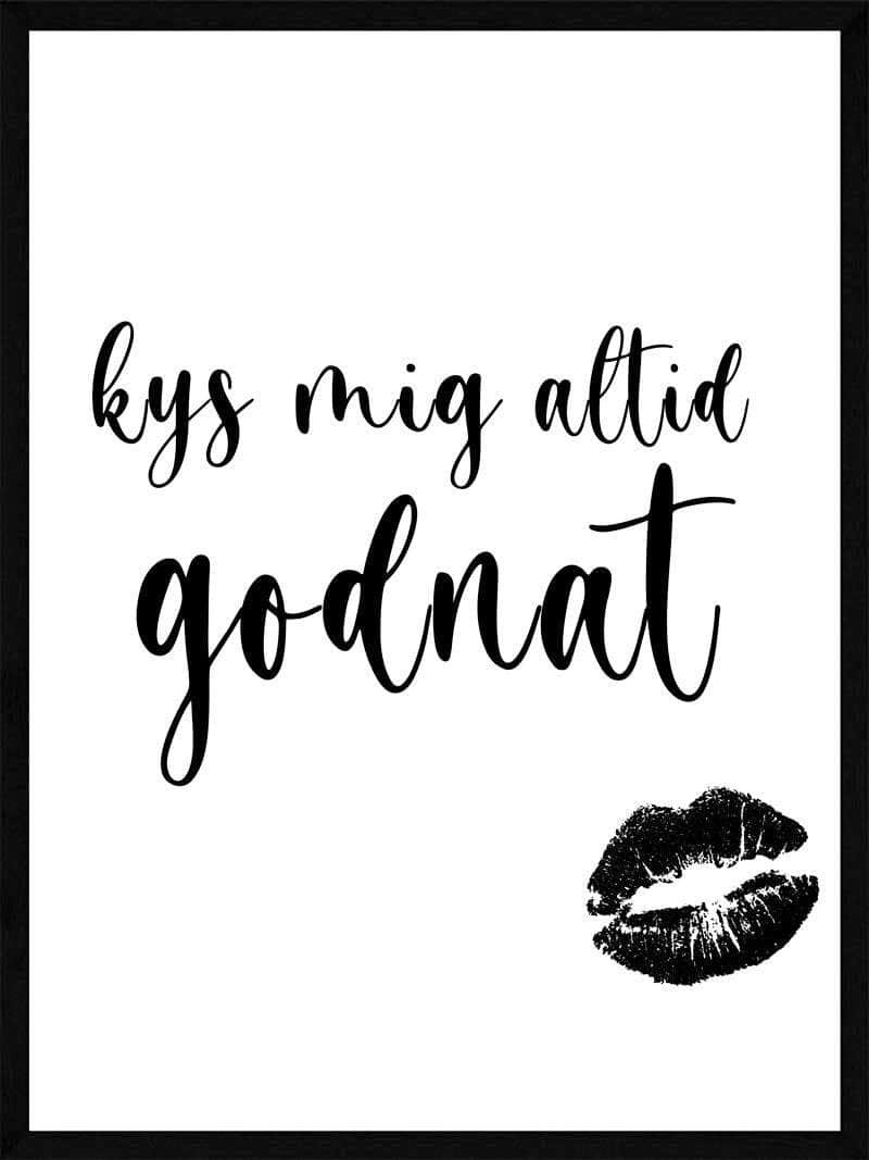 Kys Mig Altid Godnat Plakat