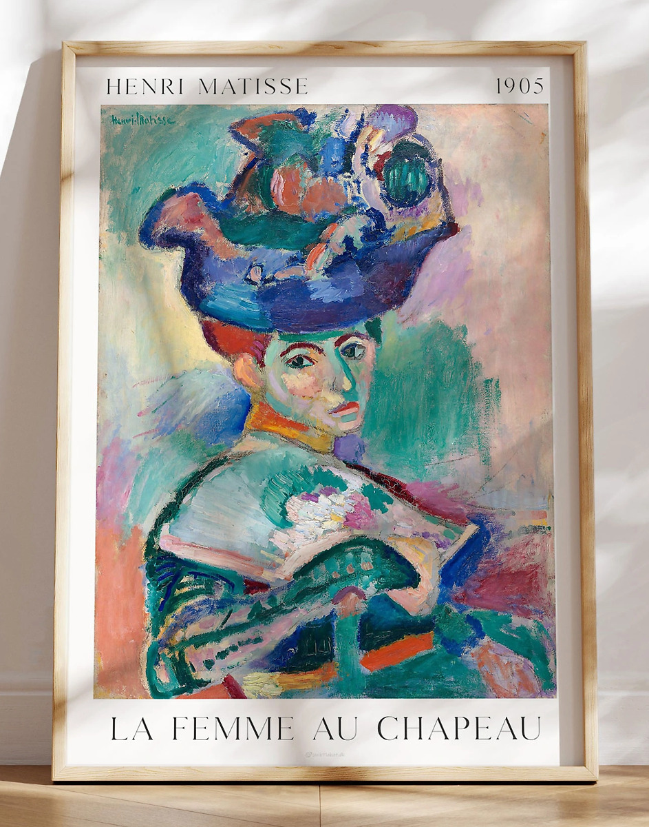 La Femme Au Chapeau Af Henri Matisse