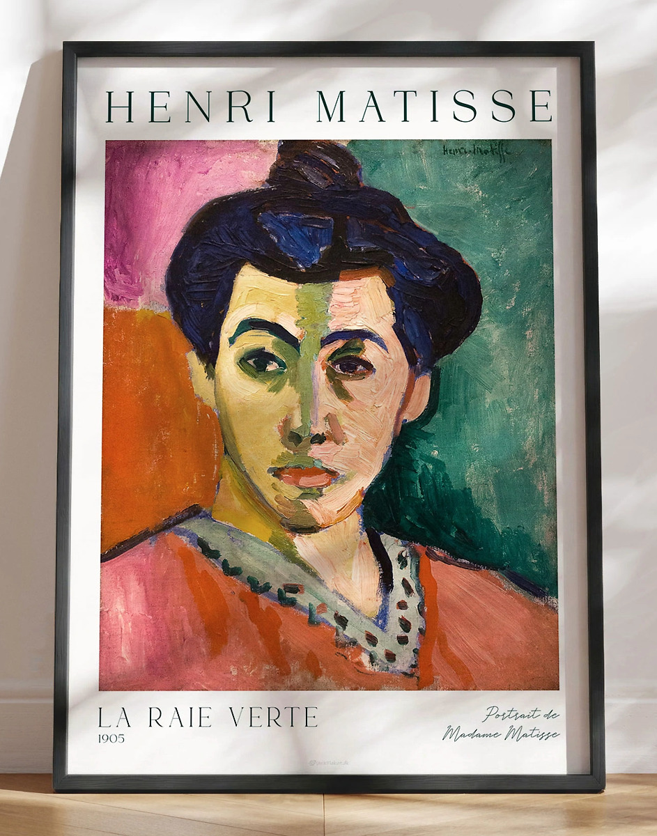 La Raie Verte  Portrait De Madame Matisse  Henri Matisse Plakat