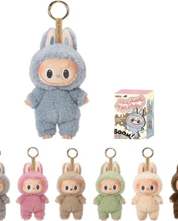 Labubu: The Monsters V1: Exciting Macaron Vinyl Plush Doll Pendant Blindbox