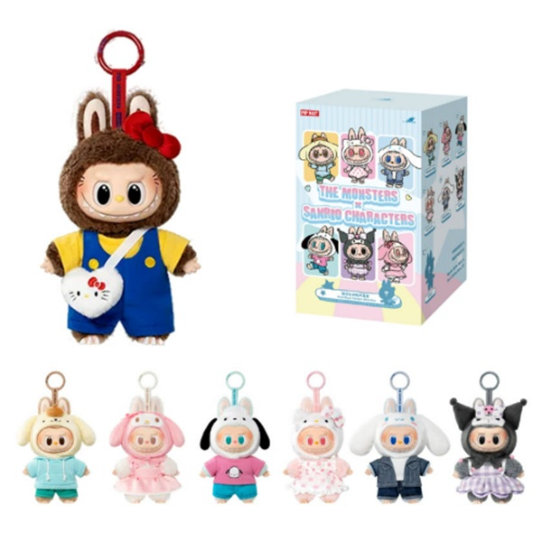 Labubu: The Monsters Sanrio Characters Series Plush Doll Pendant Blindbox