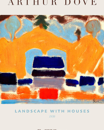 Landscape With Houses Af Plakatwerket