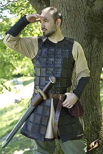 Leather Brigandine Black  226 128 147  Epic Armoury  226 128 147  Large   Large  226 128 147  Live Rollespil