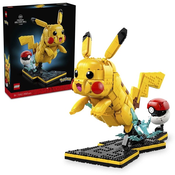 Lego Pok 195 169 Mon: Pikachu Pok 195 169 Ball Model Building Kit