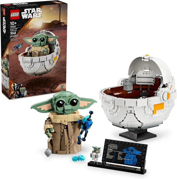 Lego Star Wars: The Mandalorian Grogu With Hover Pram