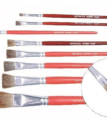 Leonhardy Hobby: Pensel Size    Flat Fine  Wit-422612