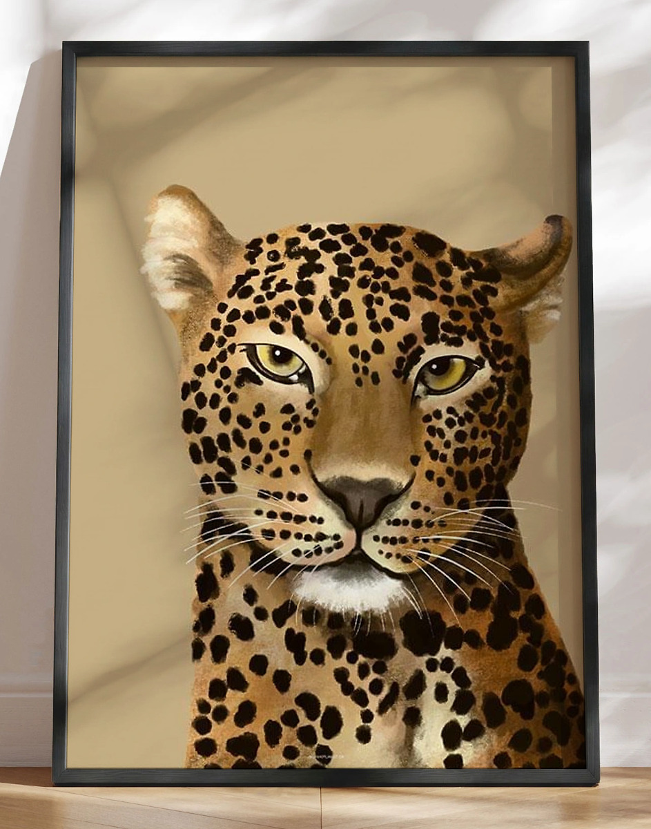 Leopard Plakat