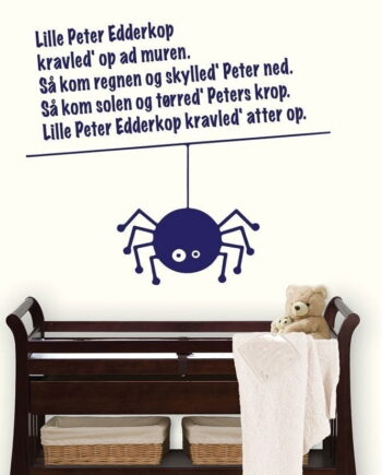 Lille Peter Edderkop Wallsticker