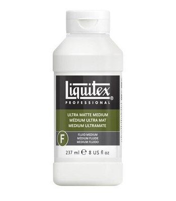 Liquitex Fluid Medium: Acrylic Ultra Matte Medium 237ml