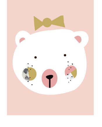 Little Ones Bear Girl Af Plakatwerket