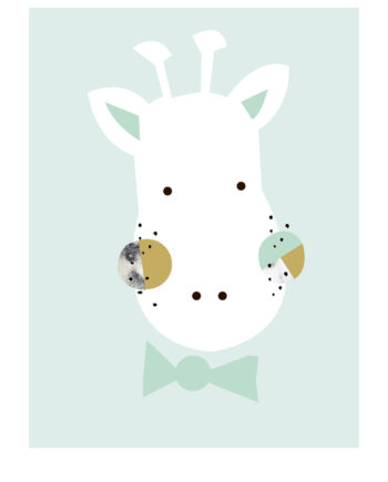 Little Ones Giraffe Boy Af Plakatwerket