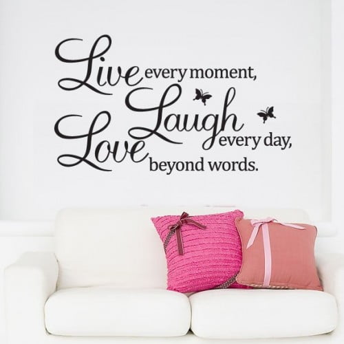 Live Laugh Love Wallsticker