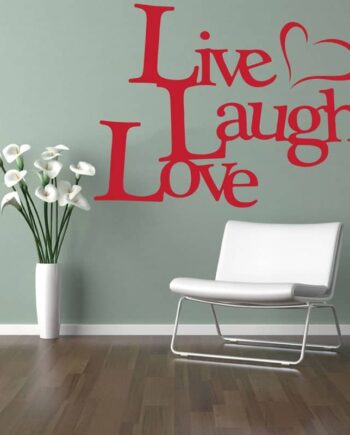 Live Laugh Love Wallsticker
