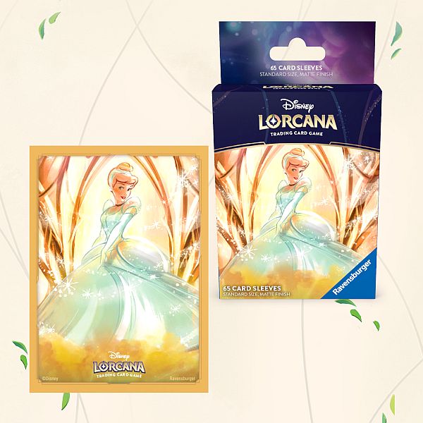 65 Lommer Disney Lorcana Tcg: Set Archazia Island: Cinderella Ballroom Sensation Deck Protector Sleeves