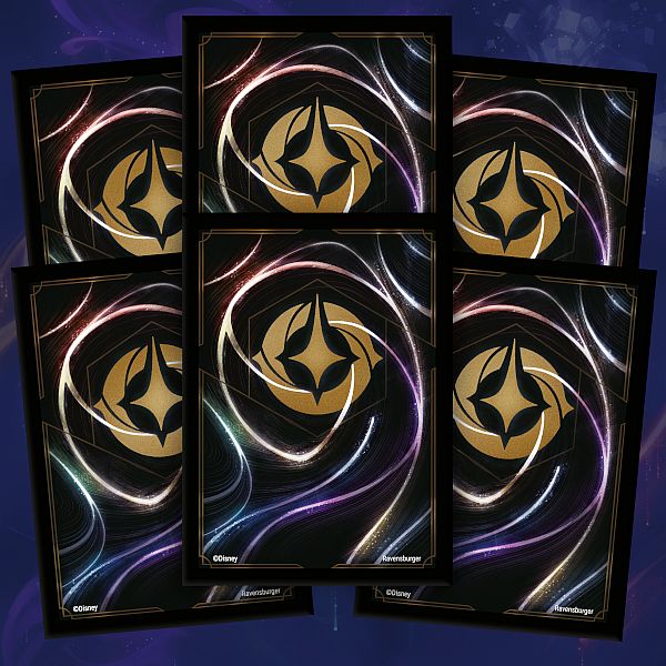 65 Lommer Disney Lorcana Tcg: Set - Shimmering Skies : Lorcana Logo Branded Deck Protector Sleeves