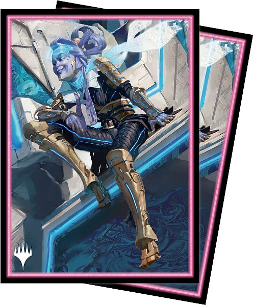 100 Lommer Kamigawa: Neon Dynasty: Kotori Pilot Prodigy Matte Deck Protector Sleeves Ultra Pro 19285