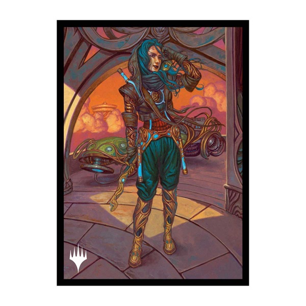 100 Lommer Magic Aetherdrift: Sita Varma Masked Racer Borderless Matte Deck Protector Sleeves Ultra Pro 38663
