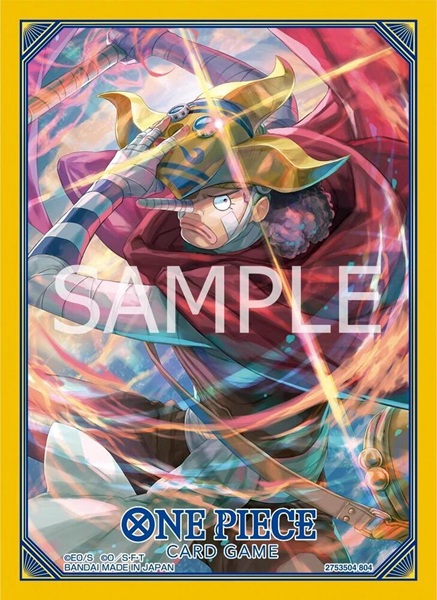 70 Lommer One Piece Card Game Official Sleeves Vol : Sogeking Deck Protector Sleeves