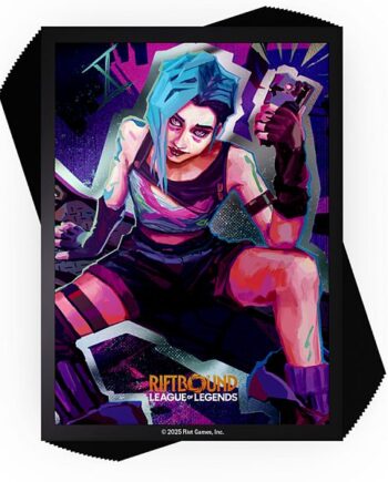 100 Lommer  Riftbound: League Of Legends Tcg: Set 01: Origins Jinx Deck Protector Art Sleeves