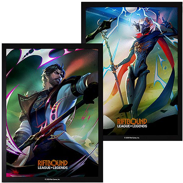 100 Lommer Riftbound: League Of Legends Tcg: Set 04: Vendetta : Jayce Vs Viktor Deck Protector Art Sleeves