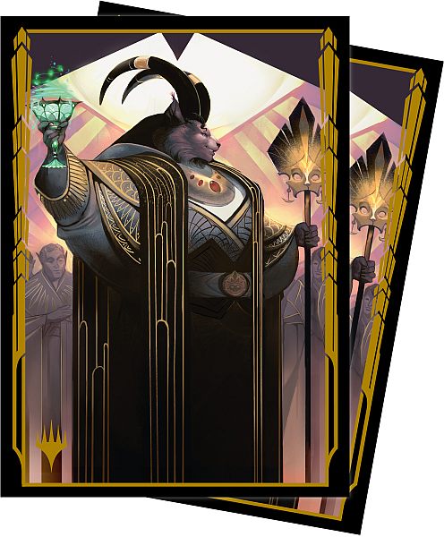 100 Lommer Streets Of New Capenna: V4 Jetmir Nexus Of Revels Matte Deck Protector Sleeves Ultra Pro 19347