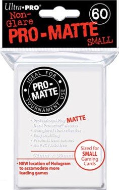 60 Lommer Ultra Pro Pro-matte Small White  Hvid     195 184   Kvalitet  Non-glare Professional Sleeves Yu-gi-oh  St 195 184 Rrelse  84022