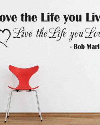 Love The Life Wallsticker
