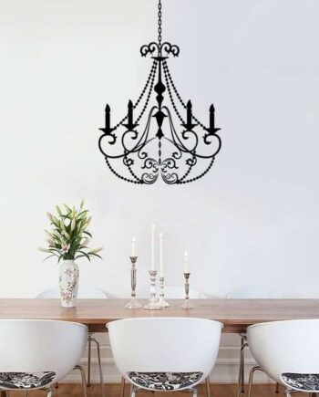 Lysekrone Wallsticker