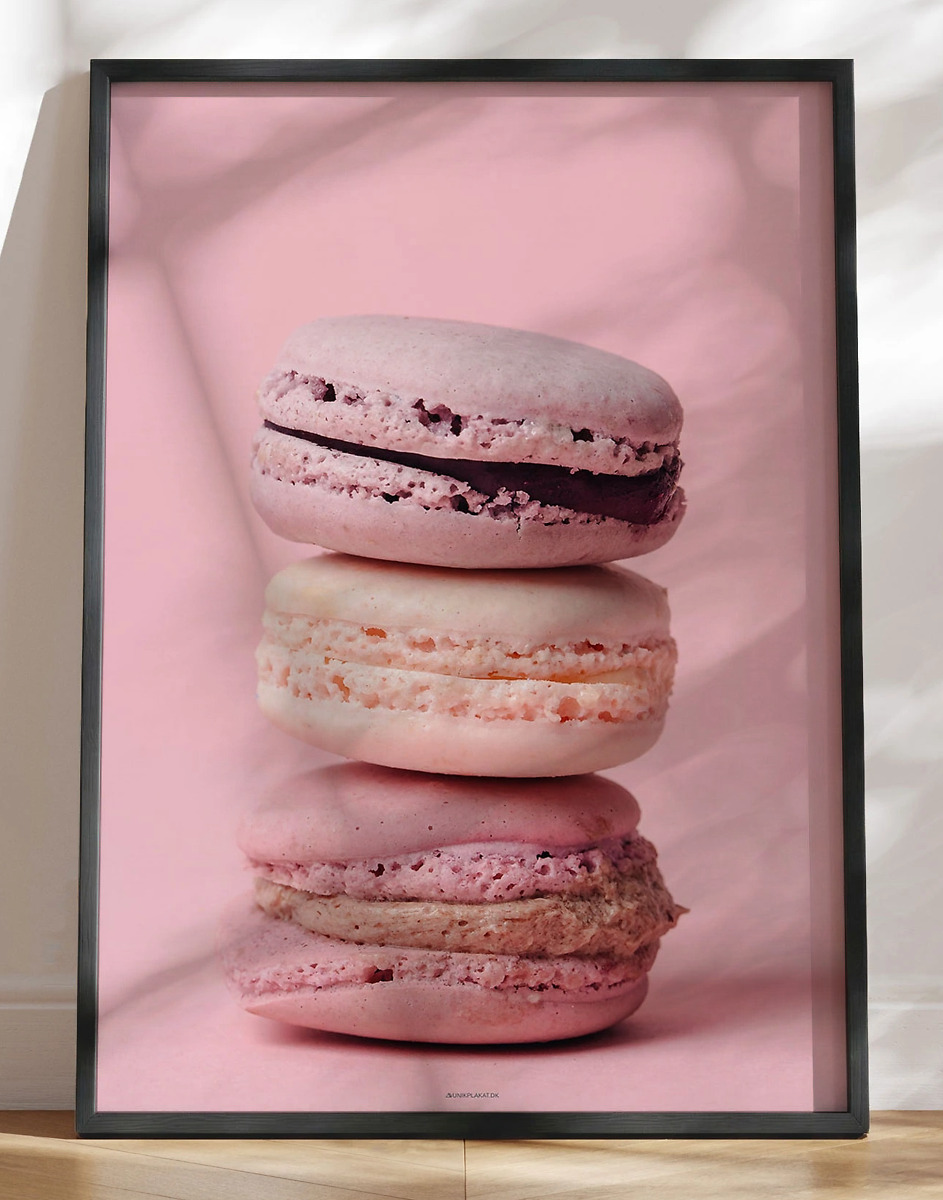 Macarons Plakat Sig Det Med Macarons