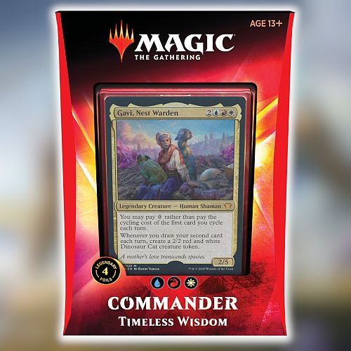 Magic Commander 2020  Edh   Ikoria: Lair Of Behemoths  Multiplayer Deck: V4 Timeless Wisdom  Gavi  Nest Warden  100 Kort