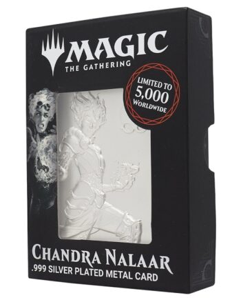 Magic The Gathering Ingot Chandra Nalaar  Limited Edition  Silver Plated