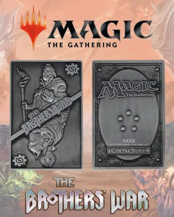 Magic The Gathering Ingot The Brothers  War  Limited Edition  Silver Plated