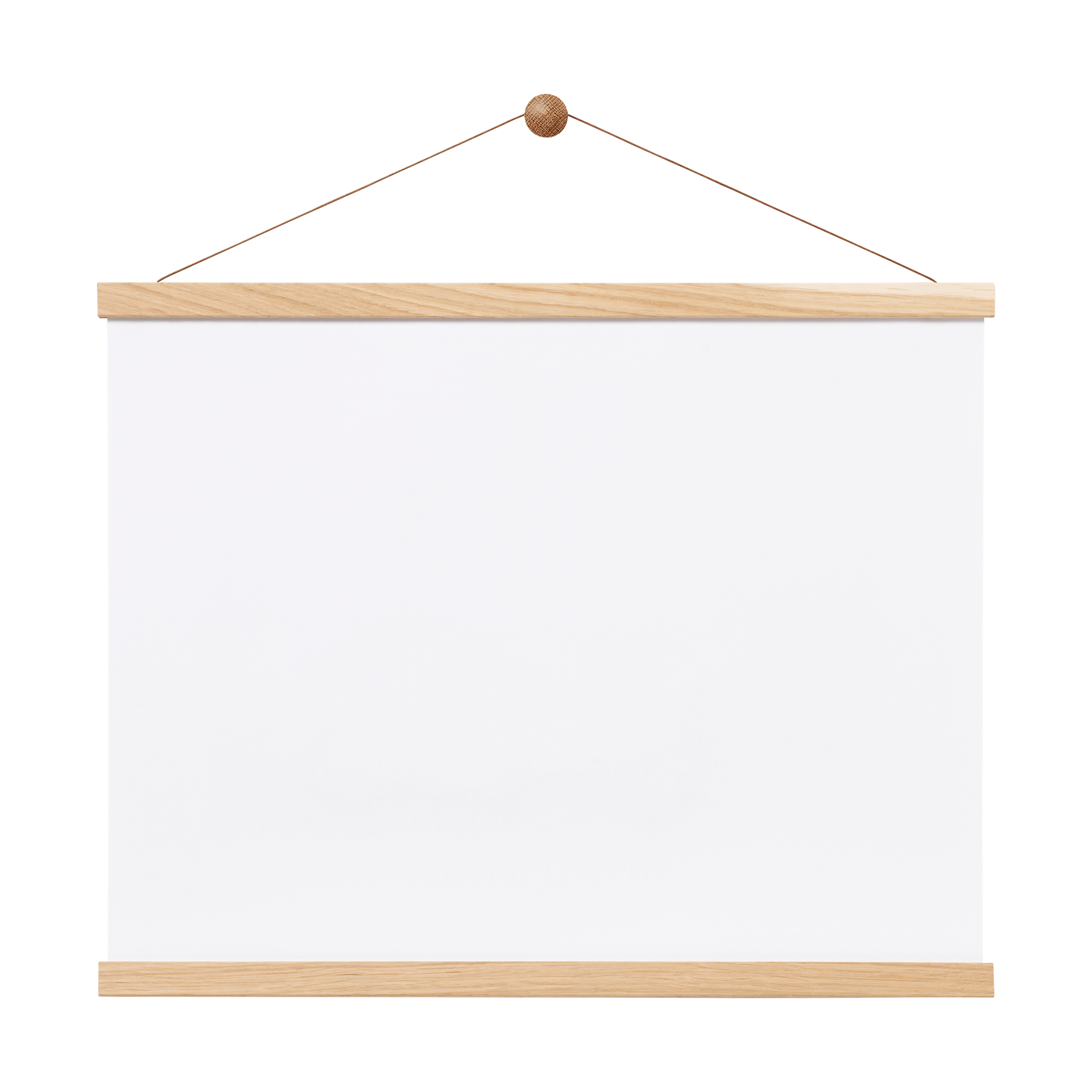 Magnet Rammeskinne   Egetræ  51 Cm