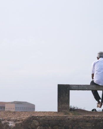 Man On Bench Af Frames