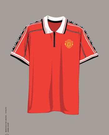 Man Utd Home Shirt 1998 99 Af Olé Olé