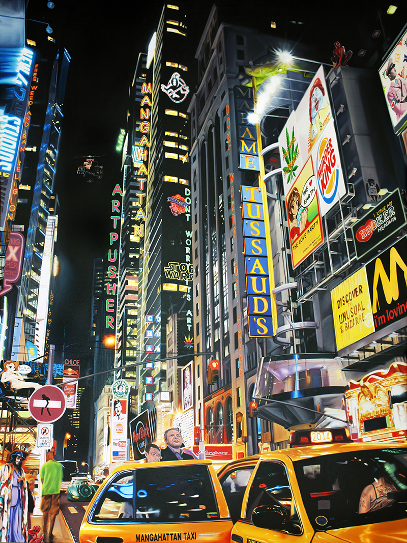 Mangahattan Taxi Af Artpusher